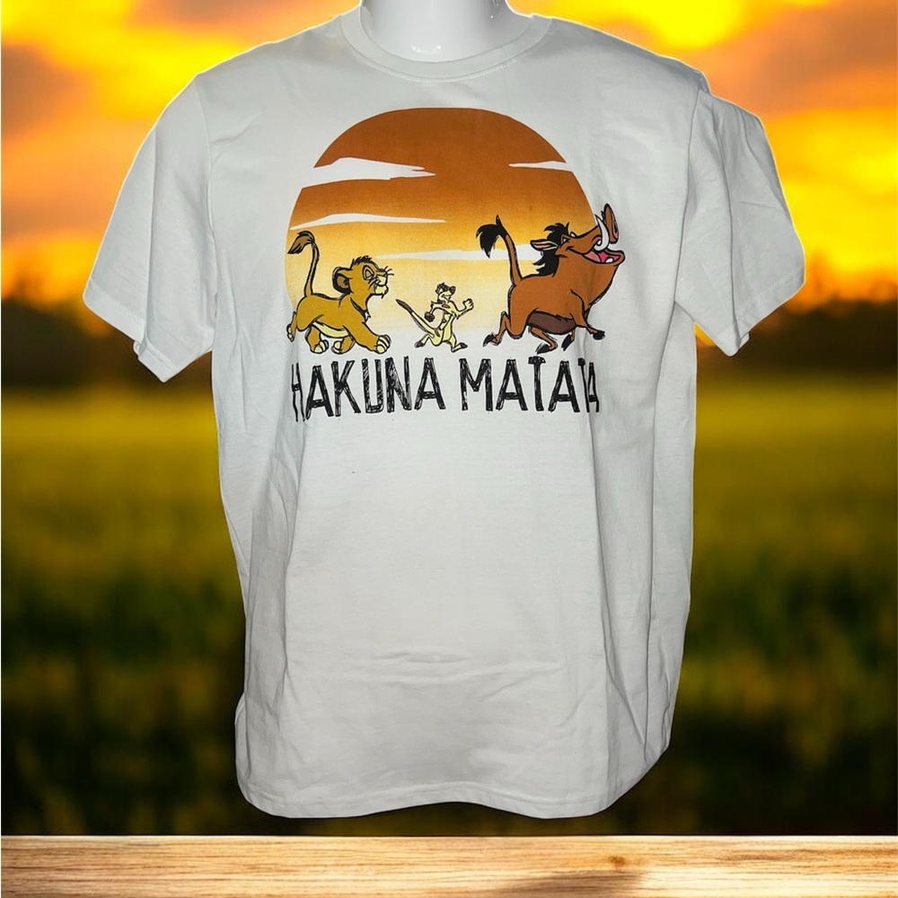 Hakuna Matata White Graphic T-Shirt